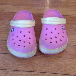 Pink Crocs